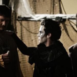 Still of Mike Landry, Kris Lemche, and Carlos Velazquez in Rosencrantz and Guildenstern are Undead
