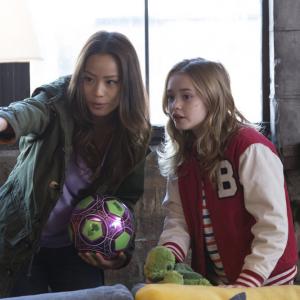 Still of Jamie Chung and Johnny Sequoyah in Believe (2014)