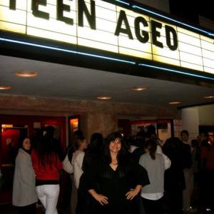 Vickie Hannah at the Premiere of the movie TeenAged
