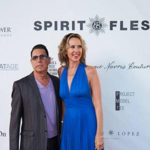 Laura Fay and Carlo Dano on The Hornblower Red Carpet at a private party 4 Spirit and Flesh Magazine