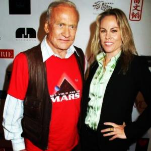 Buzz Aldrin and Christy Oldham