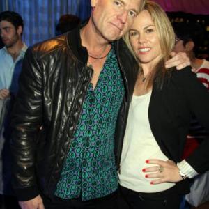 Christy Oldham and Joe Simpson attend the Naluda Magazine launch party at the Luxe Hotel