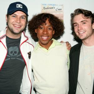 (l to r) Taran Killam, Jerome Elston Scott and James Snyder at the premiere of Anderson's Cross