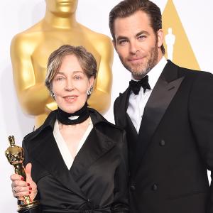 Milena Canonero and Chris Pine at event of The Oscars 2015