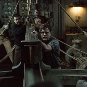 Still of Casey Affleck and Chris Pine in The Finest Hours 2016