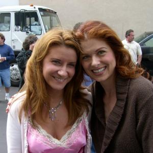 with Debra Messing on Will and Grace