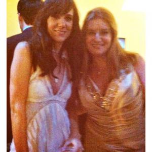 with Kristin Wiig at the Emmys.