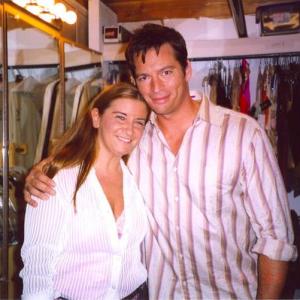 With Harry Connick Jr. on Will & Grace