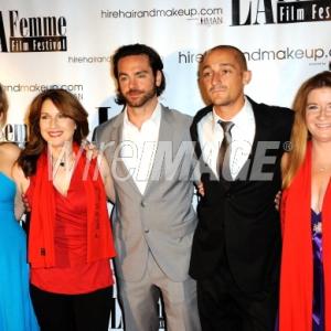 The cast and crew of REIGN at the LA Femme Festival