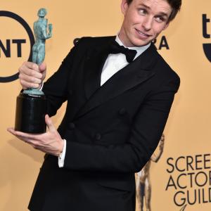 Eddie Redmayne at event of The 21st Annual Screen Actors Guild Awards 2015