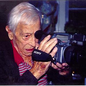 Contrasts: DP Sir Freddy Young at 90 with a early digital camera
