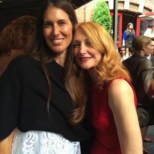 Producer Dana Friedman Left with Actress Patricia Clarkson Right at Toronto Intl Film Festival with Learning to Drive