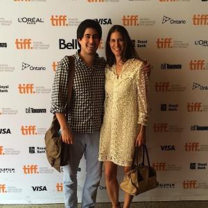 Dana Friedman Producer Right at Toronto Intl Film Festival for Learning to Drive with Daniel Hammond Producer Left