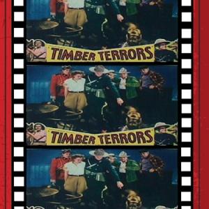 Myrla Bratton, William Desmond, John Preston and Captain King of Dogs in Timber Terrors (1935)