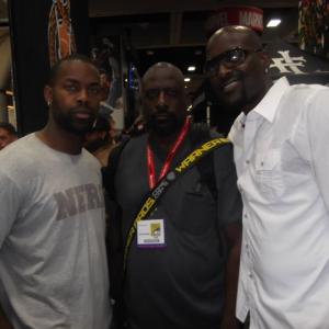 Comicon with True Blood co-star Damion Poitier and actor/writer Kevin Grevioux