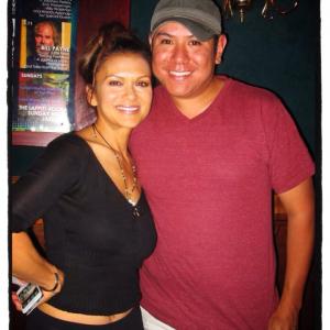 Writer/Director/Actor Nia Peeples and Writer/Director Xavier Ramirez at The Mint, Los Angeles