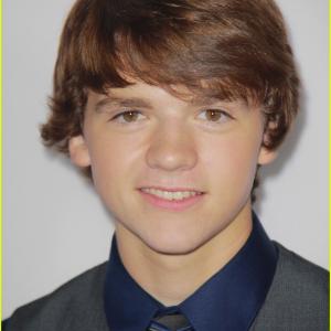 Joel Courtney at the world premiere of The Impossible