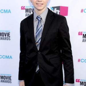 Joel Courtney 2012 Critics Choice Movie Awards