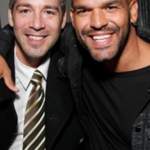 Hector Hank & Amaury Nolasco at The Iceman L.A. premiere after party.