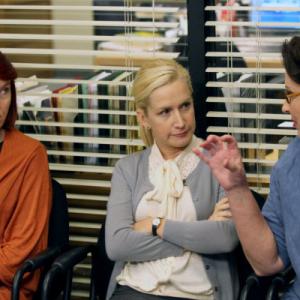 Still of Kate Flannery, Phyllis Smith and Angela Kinsey in The Office (2005)