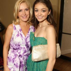 Sarah Hyland and Angela Kinsey at event of Furry Vengeance (2010)
