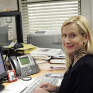 Still of Angela Kinsey in The Office 2005