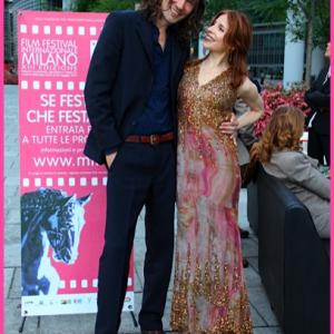 Thomas Simon nominee for Best Music  Jillie Simon at the Milan International Film Festival