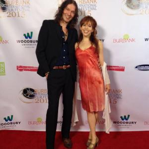 Jillie Simon and Thomas Simon at Awards Night at the Burbank International Film Festival Best Actress nominee and Best Short Films by Women