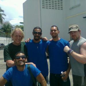 Mark Wingett Local Actors  Dominic Kinnaird in a real Dominican Prison Filming Banged Up Abroad