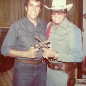 Rick with Clayton Moore, Lone Ranger Days.