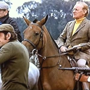 Rick in a scene from 11 HARROW HOUSE with Trevor Howard and fellow Stunt Performers