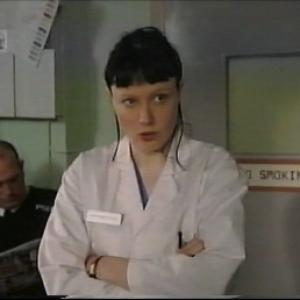 Still of Gwenfair Vaughan as Dr Allen in A Mind to Kill detective series