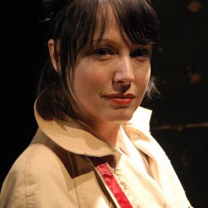 Still of Gwenfair Vaughan as Aysha/female lead in the Off-Broadway production of The Cinnamon Moths.