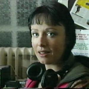 Still of Gwenfair Vaughan as series regular Leanne Prys in Pobl y CwmPeople of the Valley longrunning drama series