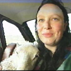 Still of Gwenfair Vaughan as series regular Megan in the second season of the Hafod HaiddBarley Farm comedy series