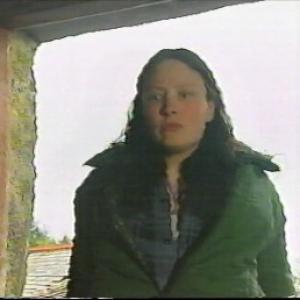 Still of Gwenfair Vaughan as series regular Megan in the first season of the Hafod HaiddBarley Farm comedy series