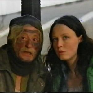 Still of Gwenfair Vaughan as series regular Megan in the first season of the Hafod Haidd/Barley Farm comedy series Trefor Sellway.