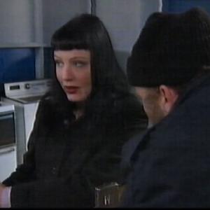 Still of Gwenfair Vaughan in the recurring role of Janice Morgan on the Pengelli drama series