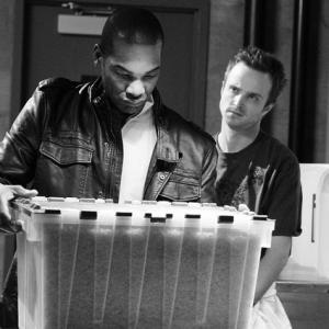 Tyrus Kitt (Ray Campbell) and Jesse Pinkman (Aaron Paul) on Breaking Bad from the episode 