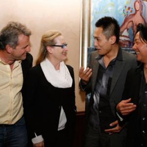 Meryl Streep Aidan Quinn Ye Liu and ShiZheng Chen at event of Dark Matter 2007