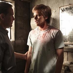 Still of James Remar and Michael C Hall in Deksteris 2006