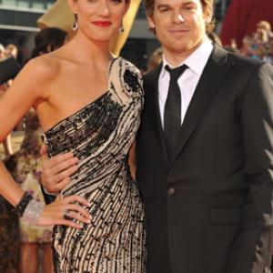 Michael C Hall and Jennifer Carpenter at event of The 61st Primetime Emmy Awards 2009