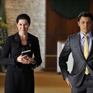 Still of Leslie Hyland and Blair Redford in The Lying Game (2011)