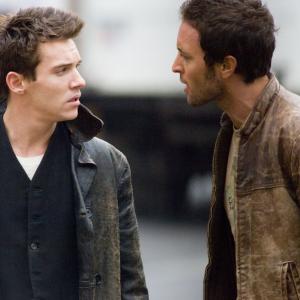 Still of Jonathan Rhys Meyers and Alex OLoughlin in August Rush 2007