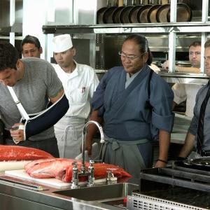 Still of Scott Caan, Masaharu Morimoto and Alex O'Loughlin in Hawaii Five-0 (2010)