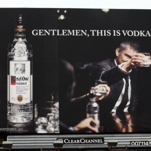 Gil Darnell in Ketel One national billboard campaign