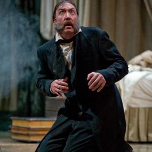 As Scrooge in A Christmas Carol, Milwaukee Repertory Theatre 2012,2013.
