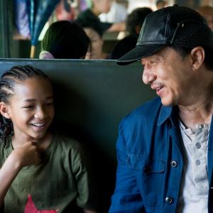 Still of Jackie Chan and Jaden Smith in The Karate Kid 2010