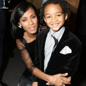 Jada Pinkett Smith and Jaden Smith at event of The Pursuit of Happyness 2006