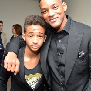 Will Smith and Jaden Smith at event of Free Angela and All Political Prisoners 2012